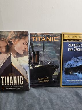 Titanic Vhs Movie Lot